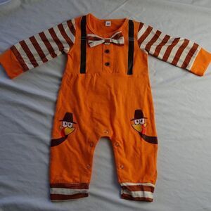 Thanksgiving Turkey Baby One Piece Size 90
